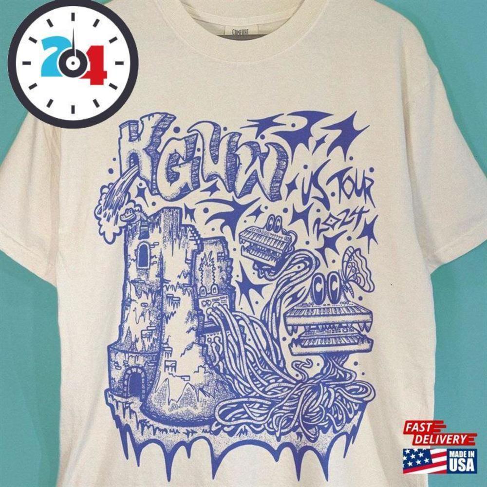 King Gizzard Us  Tour Shirt Amp The Lizard Wizard Tee  Unisex